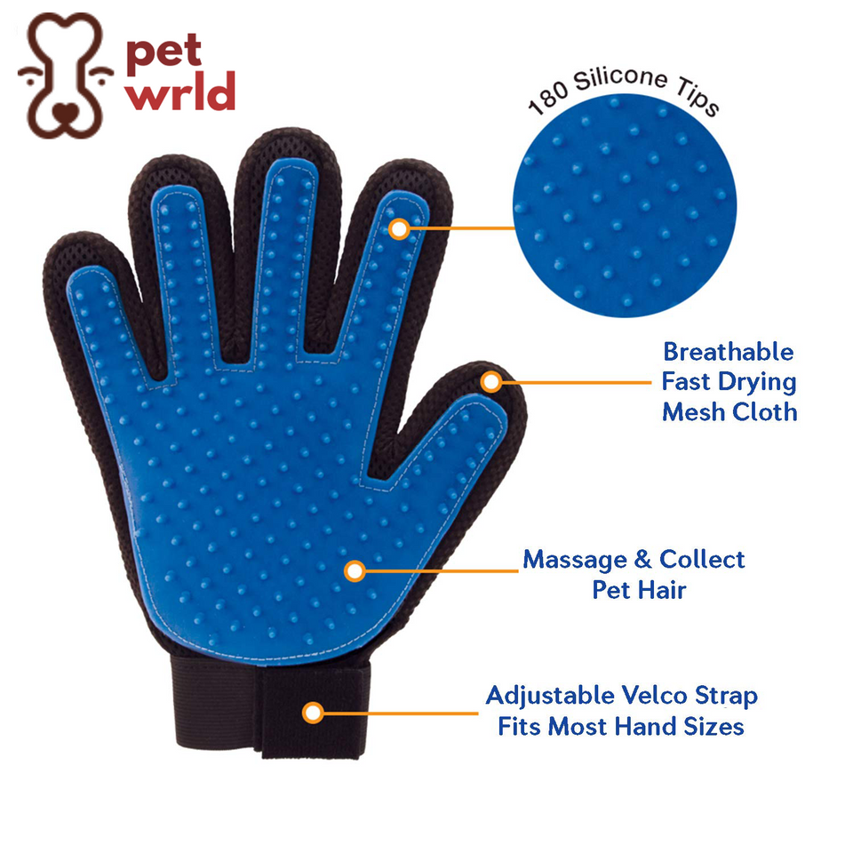 Pet WRLD Deshedding Glove