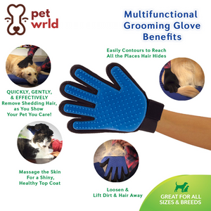Pet WRLD Deshedding Glove