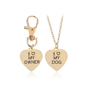 I Love My Owner, I Love My Dog Pendant