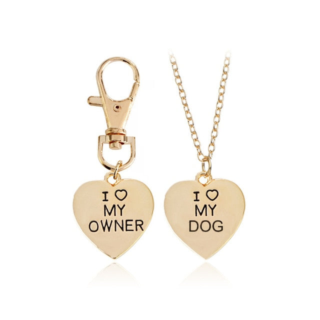 I Love My Owner, I Love My Dog Pendant